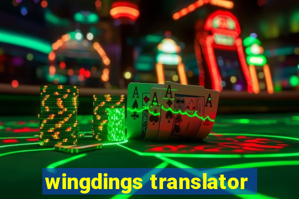 wingdings translator